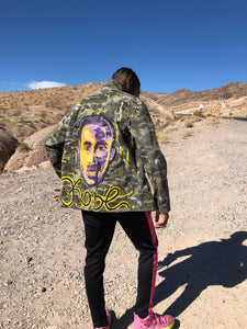 Kobe Bryant camo jacket: The Man, The Myth, The Legend