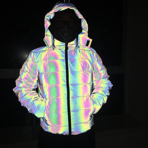 Krypton Ice Jacket (Unisex Hooded Reflective Jacket)